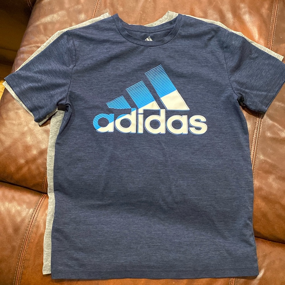 Adidas Set of 2 T shirts, Boys size L/G (14/16)